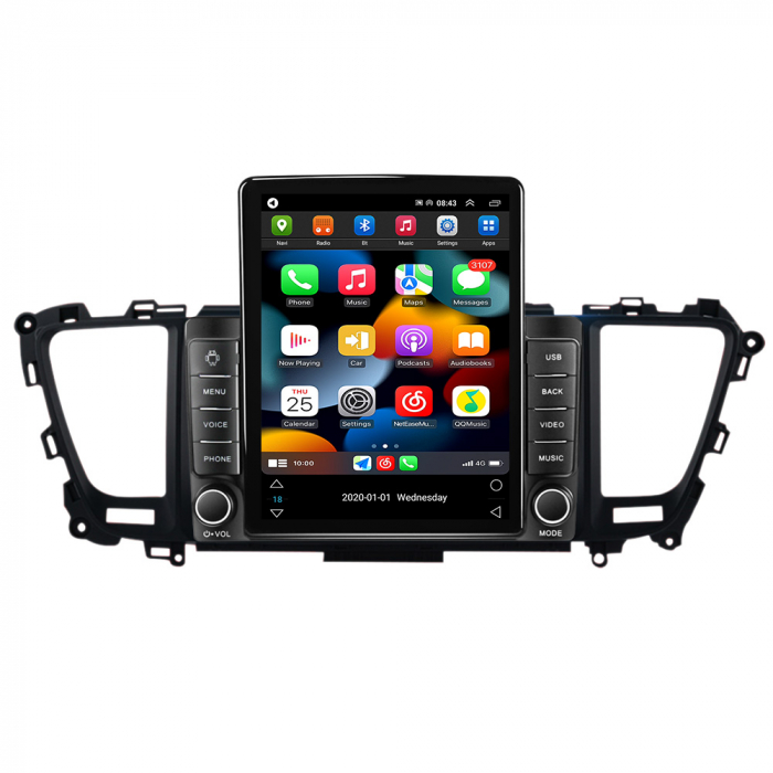 Navigatie dedicata KIA Carnival 2014-2020,Tesla Style, ANDROID 13,Carplay&Android Auto, 10 inch , 8+128GB, Internet, Aplicatii, Waze, GPS [2]