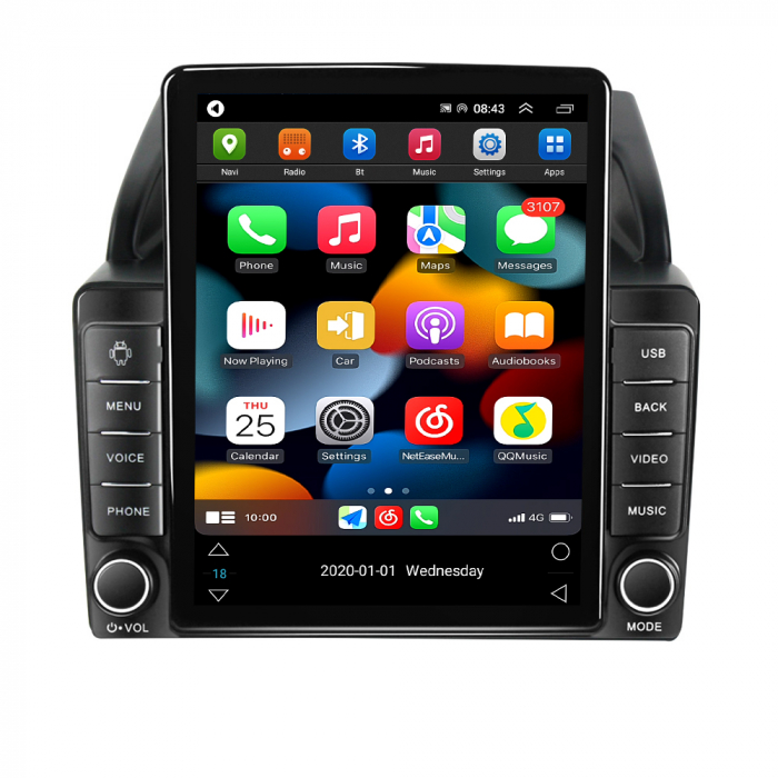 Navigatie dedicata KIA Carnival VQ 2006-2014,Tesla Style, ANDROID 13,Carplay&Android Auto, 10 inch , 8+128GB, Internet, Aplicatii, Waze, GPS [2]