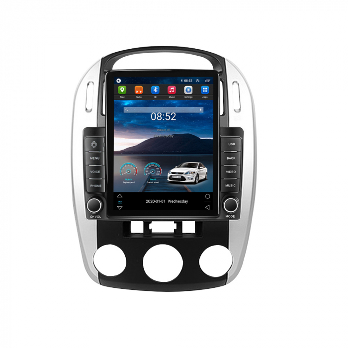 Navigatie dedicata Kia Cerato 2004-2008,Tesla Style, ANDROID 13,Carplay&Android Auto, 10 inch , 8+128GB, Internet, Aplicatii, Waze, GPS [2]