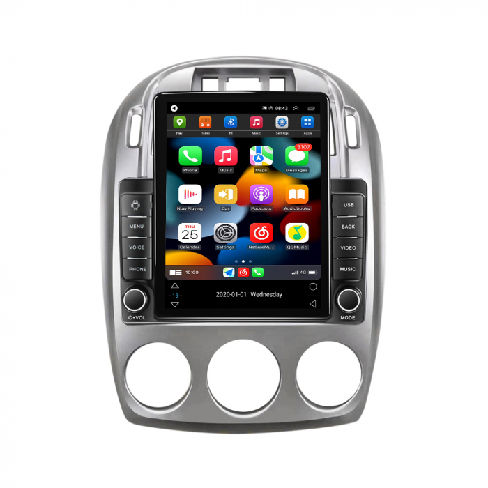 Navigatie dedicata KIA Cerato 2005-2006,Tesla Style, ANDROID 13,Carplay&Android Auto, 10 inch , 8+128GB, Internet, Aplicatii, Waze, GPS [2]