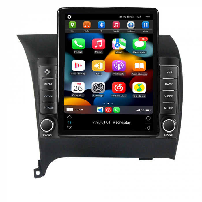 Navigatie dedicata KIA Cerato 2013-2017,Tesla Style, ANDROID 13,Carplay&Android Auto, 10 inch , 8+128GB, Internet, Aplicatii, Waze, GPS [2]