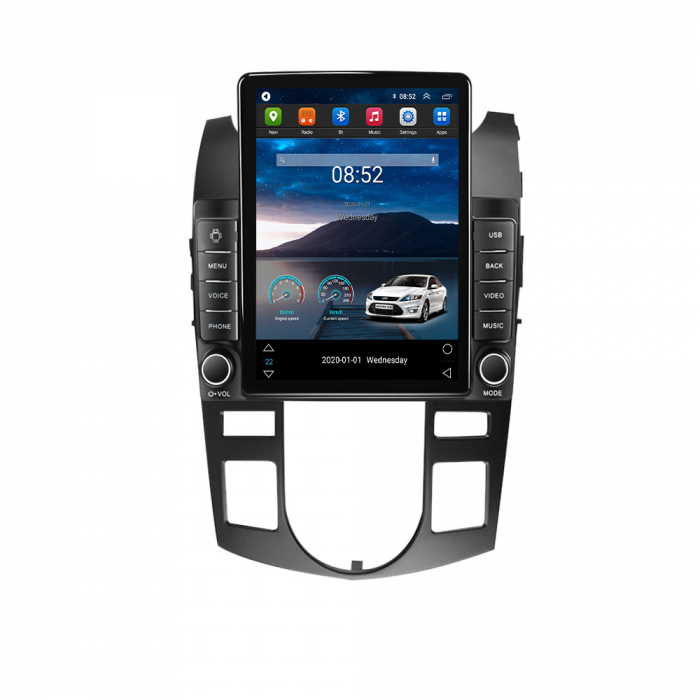 Navigatie dedicata KIA Forte Cerato 2008-2013 Tesla Style, 4GB RAM 64GB ROM, ANDROID 13, Carplay&Android Auto, 10 inch, Internet, Aplicatii, Waze, GPS [1]