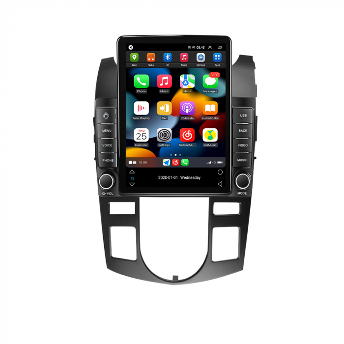 Navigatie dedicata KIA Forte Cerato 2008-2013,Tesla Style, ANDROID 13,Carplay&Android Auto, 10 inch , 8+128GB, Internet, Aplicatii, Waze, GPS [2]