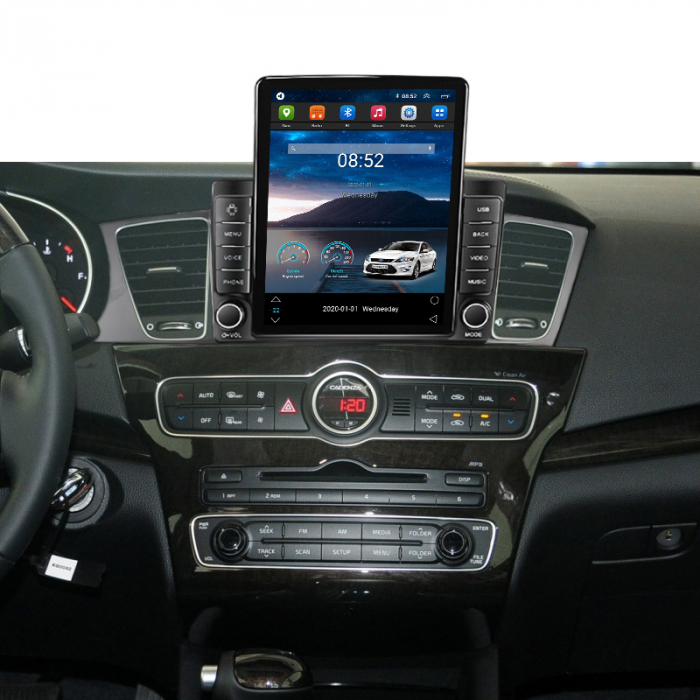 Navigatie dedicata KIA K7 Cadenza 2013-2017,Tesla Style, ANDROID 13,Carplay&Android Auto, 10 inch , 8+128GB, Internet, Aplicatii, Waze, GPS [4]
