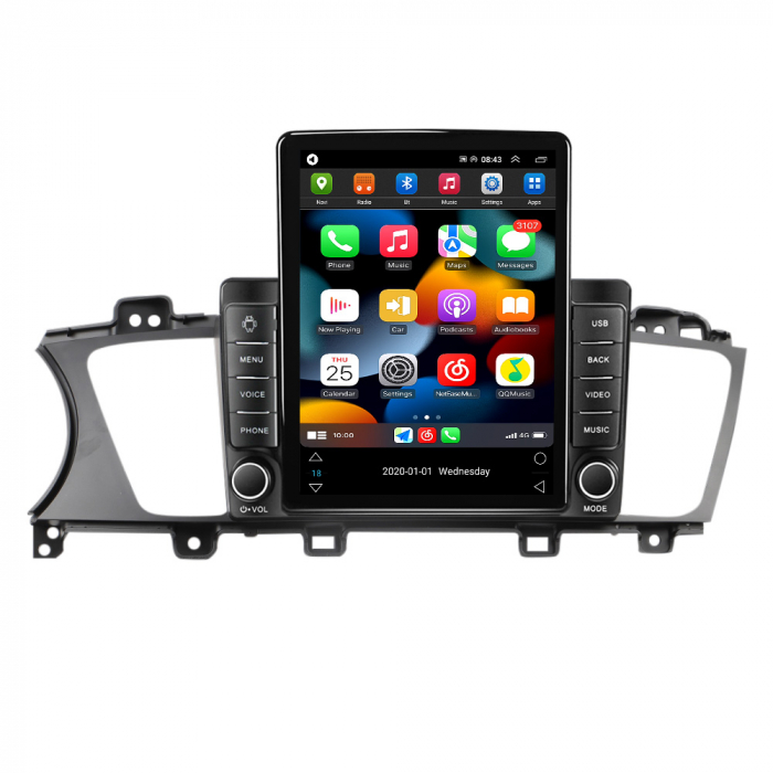 Navigatie dedicata KIA K7 Cadenza 2013-2017,Tesla Style, ANDROID 13,Carplay&Android Auto, 10 inch , 8+128GB, Internet, Aplicatii, Waze, GPS [2]