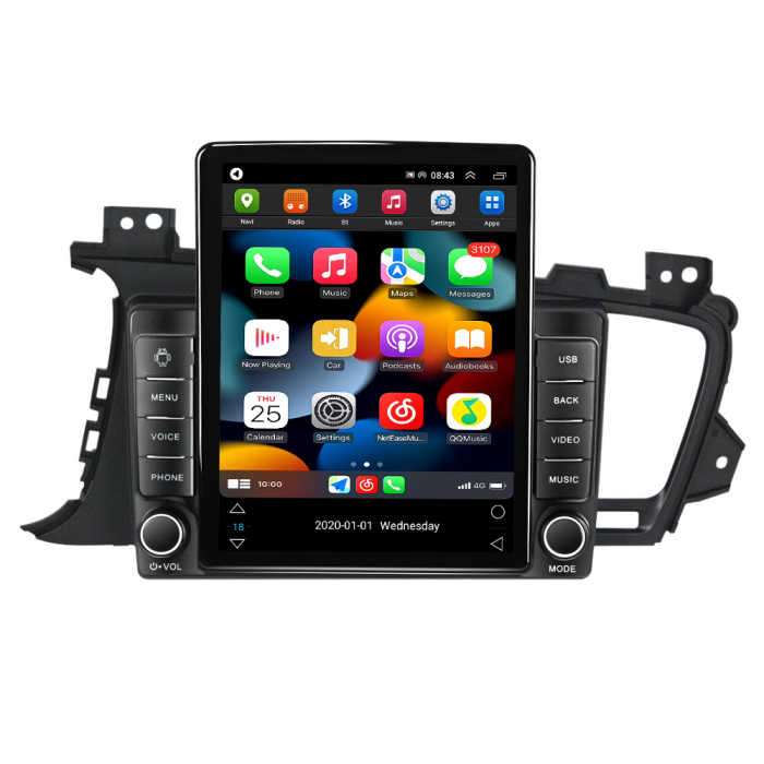 Navigatie dedicata KIA Optima 2011-2014,Tesla Style, ANDROID 13,Carplay&Android Auto, 10 inch , 8+128GB, Internet, Aplicatii, Waze, GPS [2]