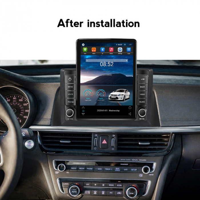 Navigatie dedicata KIA Optima 4 JF 2015-2020,Tesla Style, ANDROID 13, Carplay&Android Auto, 10 inch , 8+128GB, Internet, Aplicatii, Waze, GPS [4]