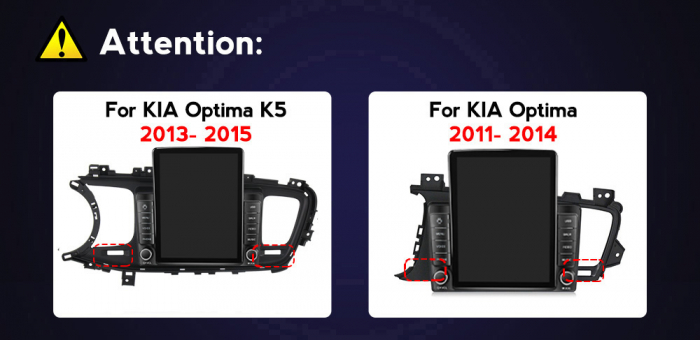 Navigatie dedicata KIA Optima K5 2013- 2015,Tesla Style, ANDROID 13,Carplay&Android Auto, 10 inch , 8+128GB, Internet, Aplicatii, Waze, GPS [4]