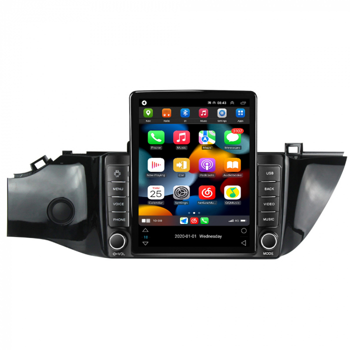 Navigatie dedicata KIA RIO 2016-2019,Tesla Style, ANDROID 13,Carplay&Android Auto, 10 inch , 8+128GB, Internet, Aplicatii, Waze, GPS [2]