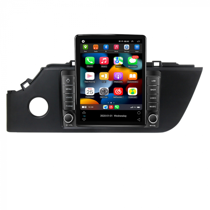 Navigatie dedicata KIA RIO 2020-2021,Tesla Style, ANDROID 13,Carplay&Android Auto, 10 inch , 8+128GB, Internet, Aplicatii, Waze, GPS [2]
