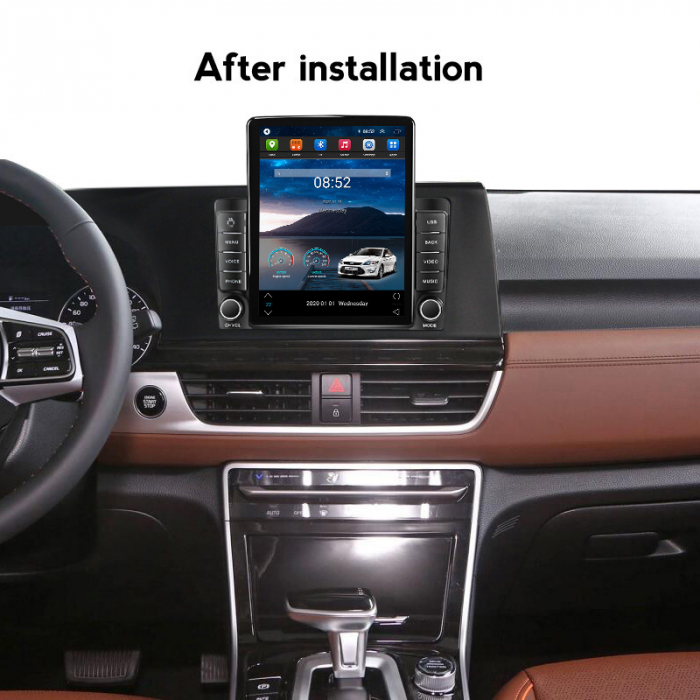 Navigatie dedicata KIA Seltos KX3 2020 ,Tesla Style, ANDROID 13,Carplay&Android Auto, 10 inch , 8+128GB, Internet, Aplicatii, Waze, GPS [4]