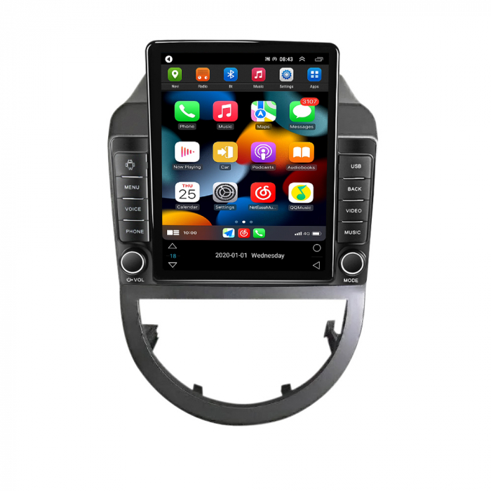 Navigatie dedicata KIA Soul 2010-2013,Tesla Style, ANDROID 13,Carplay&Android Auto, 10 inch , 8+128GB, Internet, Aplicatii, Waze, GPS [2]