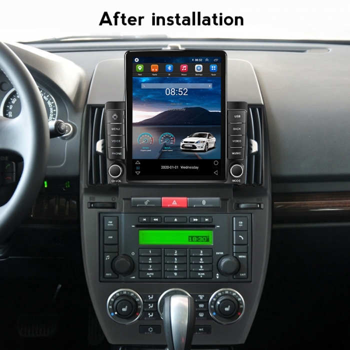 Navigatie dedicata Land Rover Freelander 2 2006-2012,Tesla Style, ANDROID 13,Carplay&Android Auto, 10 inch , 8+128GB, Internet, Aplicatii, Waze, GPS [4]