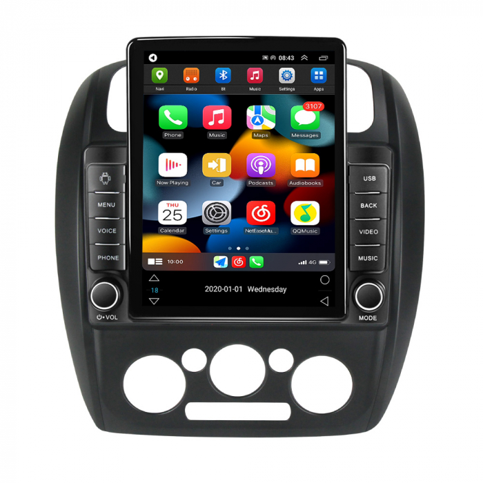 Navigatie dedicata Mazda 323,Tesla Style, ANDROID 13,Carplay&Android Auto, 10 inch , 8+128GB, Internet, Aplicatii, Waze, GPS [2]