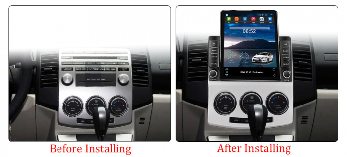 Navigatie dedicata Mazda 5 2005-2010,Tesla Style, ANDROID 13,Carplay&Android Auto, 10 inch , 8+128GB, Internet, Aplicatii, Waze, GPS [3]