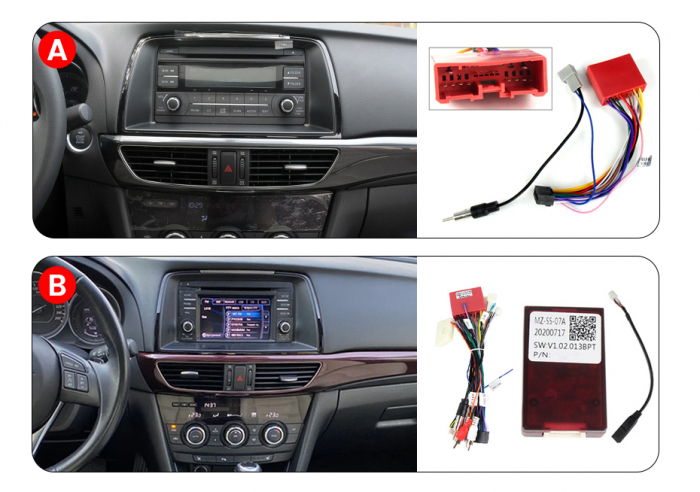 Navigatie dedicata Mazda 6 III 2012-2017,Tesla Style, ANDROID 13,Carplay&Android Auto, 10 inch , 8+128GB, Internet, Aplicatii, Waze, GPS [3]