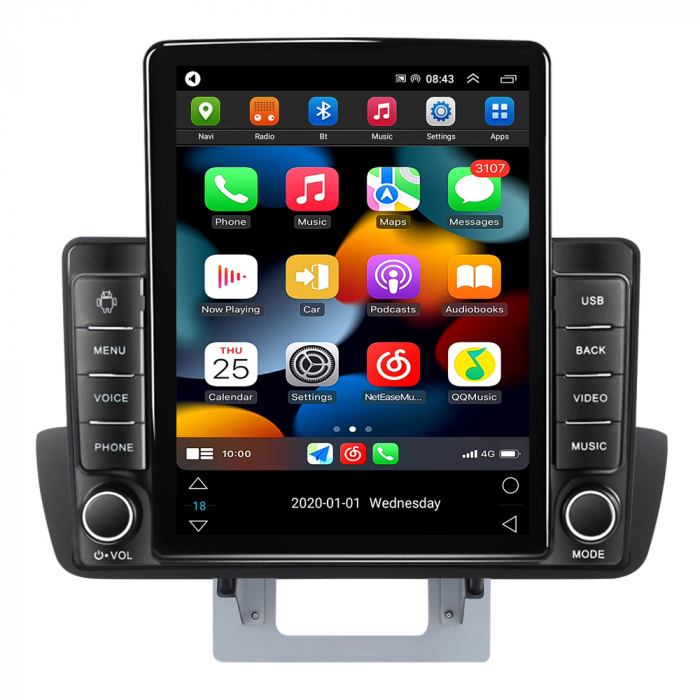 Navigatie dedicata Mazda BT50 2012-2018,Tesla Style, ANDROID 13,Carplay&Android Auto, 10 inch , 8+128GB, Internet, Aplicatii, Waze, GPS [2]