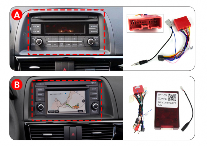 Navigatie dedicata Mazda CX-5 2012-2015,Tesla Style, ANDROID 13,Carplay&Android Auto, 10 inch , 8+128GB, Internet, Aplicatii, Waze, GPS [3]