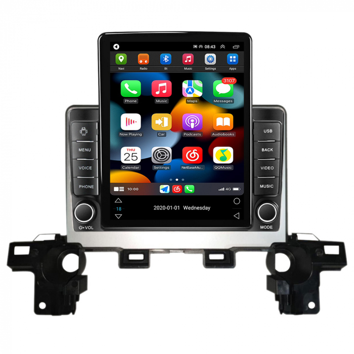 Navigatie dedicata Mazda CX-5 2017-2018,Tesla Style, ANDROID 13,Carplay&Android Auto, 10 inch , 8+128GB, Internet, Aplicatii, Waze, GPS [2]