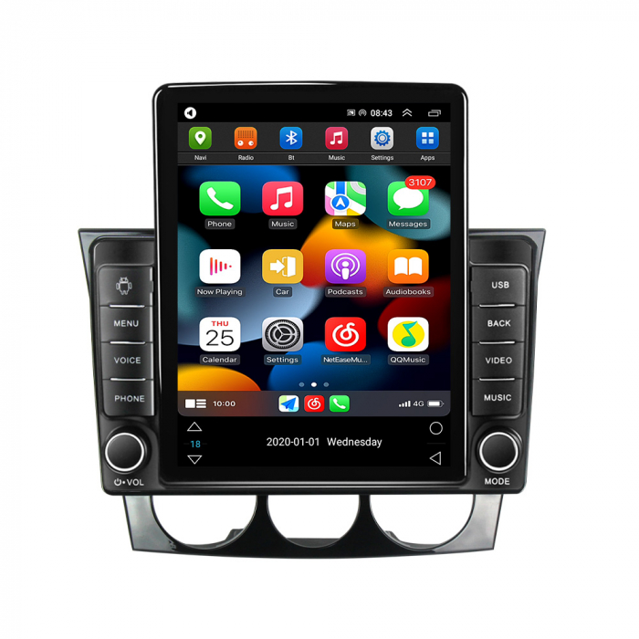 Navigatie dedicata Mazda RX8 2008-2021,Tesla Style, ANDROID 13,Carplay&Android Auto, 10 inch , 8+128GB, Internet, Aplicatii, Waze, GPS [2]