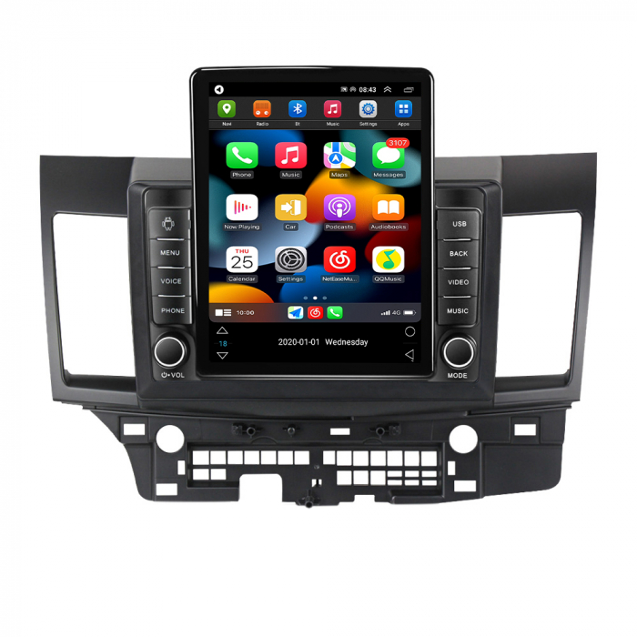 Navigatie dedicata Mitsubishi Lancer 2007-2012, 4GB RAM 64GB ROM, ANDROID 13,Carplay&Android Auto, 10 inch, Internet, Aplicatii, Waze, GPS [3]