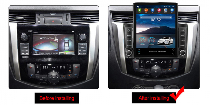 Navigatie dedicata Nissan Navara NP300 2011-2016,Tesla Style, ANDROID 13,Carplay&Android Auto, 10 inch , 8+128GB, Internet, Aplicatii, Waze, GPS [3]