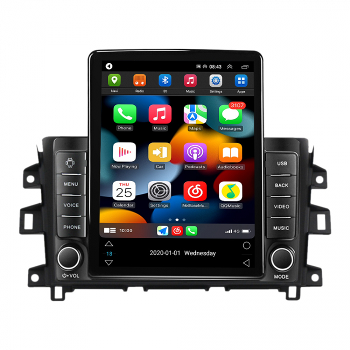 Navigatie dedicata Nissan Navara NP300 2011-2016,Tesla Style, ANDROID 13,Carplay&Android Auto, 10 inch , 8+128GB, Internet, Aplicatii, Waze, GPS [2]