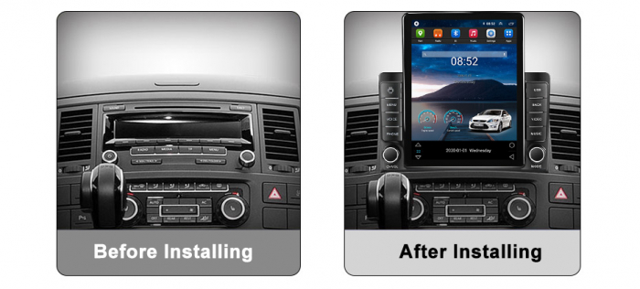 Navigatie dedicata VW Multivan 2003-2015, Tesla Style, ANDROID 13, 10 inch , 8+128GB, Internet, Aplicatii, Waze, GPS [3]