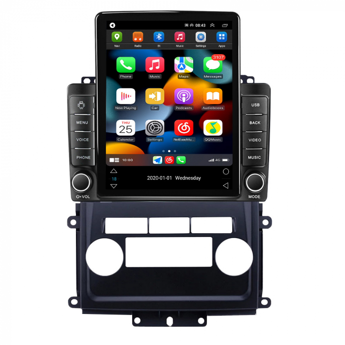 Navigatie dedicata Nissan Frontier 2009-2012,Tesla Style, ANDROID 13,Carplay&Android Auto, 10 inch , 8+128GB, Internet, Aplicatii, Waze, GPS [2]