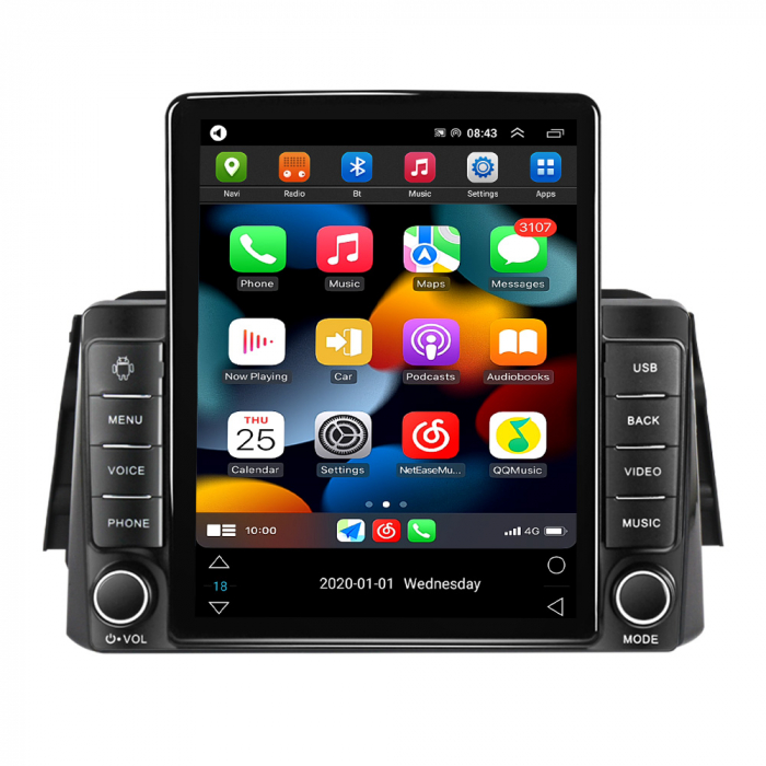 Navigatie dedicata Nissan Kicks 2016-2017,Tesla Style, ANDROID 13,Carplay&Android Auto, 10 inch , 8+128GB, Internet, Aplicatii, Waze, GPS [2]