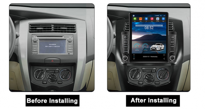 Navigatie dedicata Nissan Livina 2013-2016,Tesla Style, ANDROID 13,Carplay&Android Auto, 10 inch , 8+128GB, Internet, Aplicatii, Waze, GPS [4]