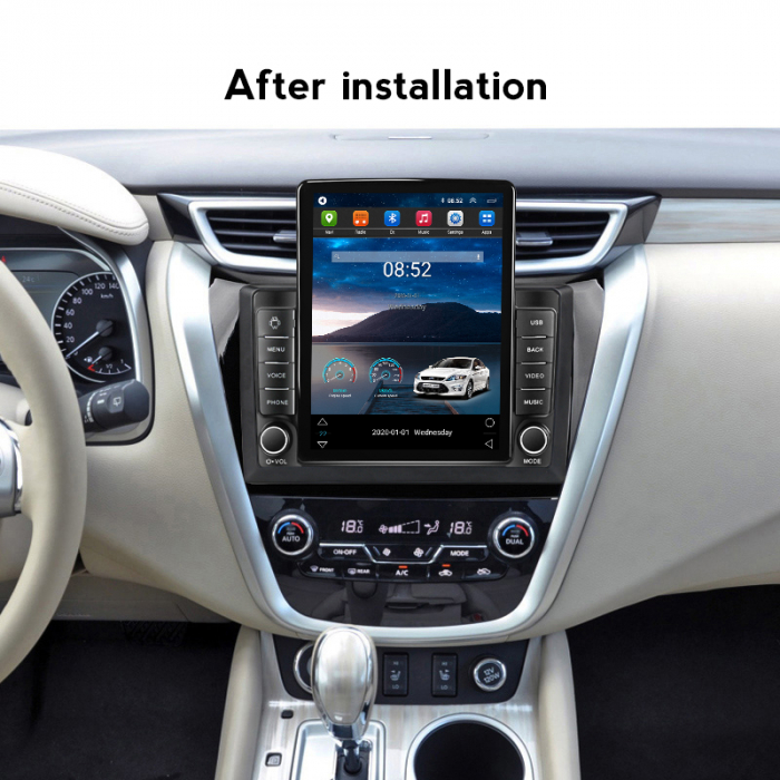 Navigatie dedicata Nissan Murano 2014-2020,Tesla Style, ANDROID 13,Carplay&Android Auto, 10 inch , 8+128GB, Internet, Aplicatii, Waze, GPS [4]