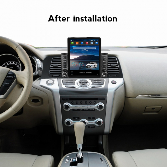 Navigatie dedicata Nissan Murano Z51 2008-2014,Tesla Style, ANDROID 13,Carplay&Android Auto, 10 inch , 8+128GB, Internet, Aplicatii, Waze, GPS [4]