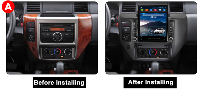 Navigatie dedicata Nissan Patrol 2004-2021,Tesla Style, ANDROID 13,Carplay&Android Auto, 10 inch , 8+128GB, Internet, Aplicatii, Waze, GPS [4]
