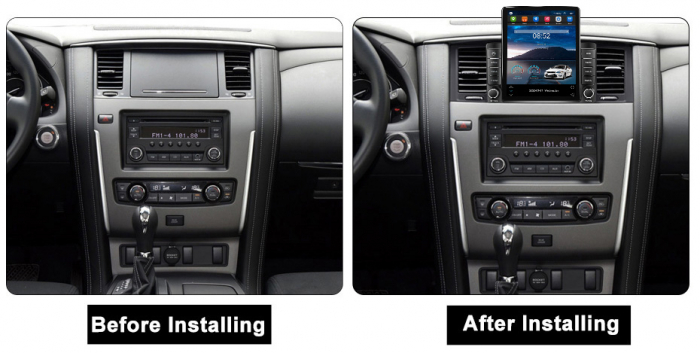 Navigatie dedicata Nissan Patrol 2010 - 2020,Tesla Style, ANDROID 13,Carplay&Android Auto, 10 inch , 8+128GB, Internet, Aplicatii, Waze, GPS [3]