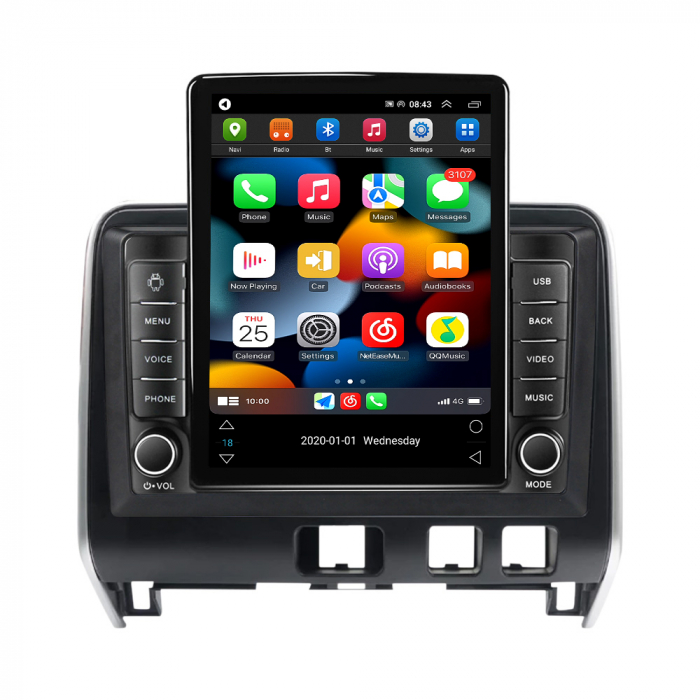 Navigatie dedicata Nissan Serena 2016-2018,Tesla Style, ANDROID 13,Carplay&Android Auto, 10 inch , 4GB RAM 64GB ROM, Internet, Aplicatii, Waze, GPS [3]