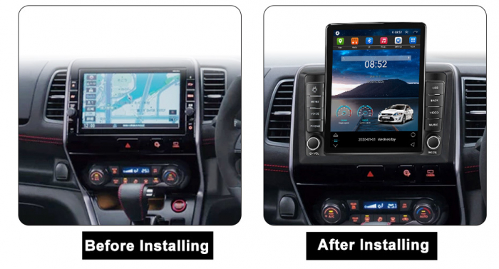 Navigatie dedicata Nissan Serena 2016-2018,Tesla Style, ANDROID 13,Carplay&Android Auto, 10 inch , 8+128GB, Internet, Aplicatii, Waze, GPS [4]