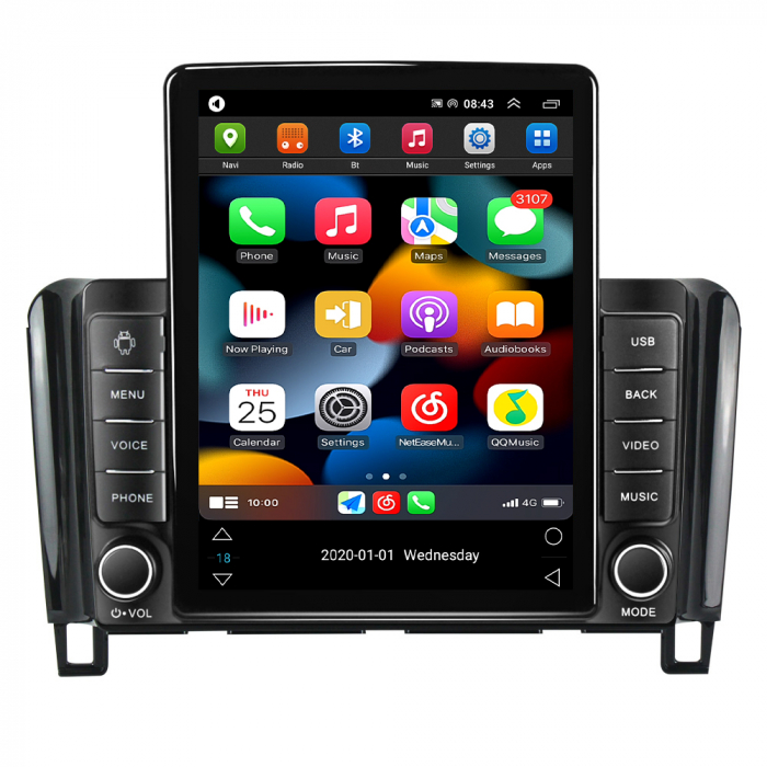 Navigatie dedicata Nissan Serena 4 2010-2016,Tesla Style, ANDROID 13,Carplay&Android Auto, 10 inch , 8+128GB, Internet, Aplicatii, Waze, GPS [2]