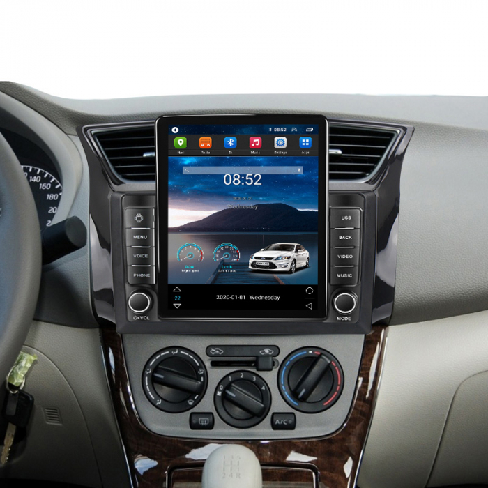 Navigatie dedicata Nissan Sylphy 2003-2012,Tesla Style, ANDROID 13,Carplay&Android Auto, 10 inch , 8+128GB, Internet, Aplicatii, Waze, GPS [4]