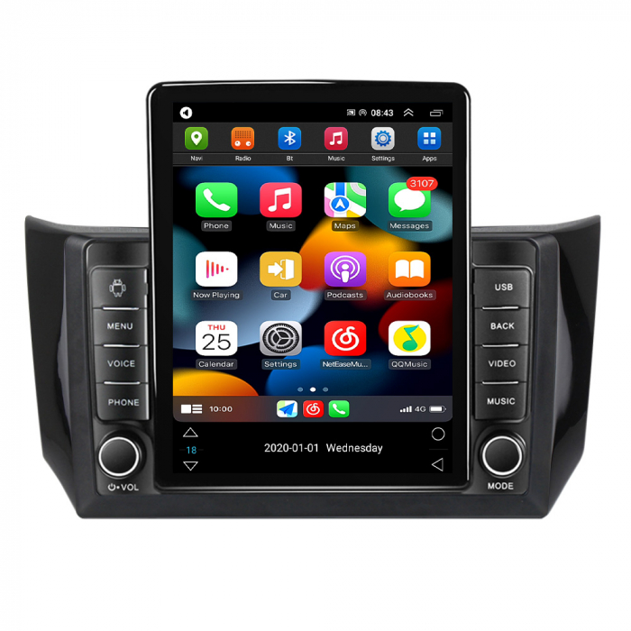 Navigatie dedicata Nissan Sylphy 2012-2018,Tesla Style, ANDROID 13,Carplay&Android Auto, 10 inch , 4GB RAM 64GB ROM, Internet, Aplicatii, Waze, GPS [2]