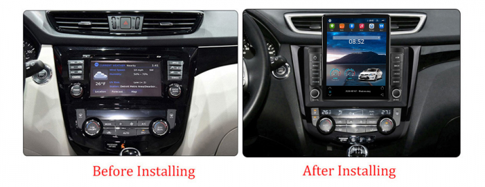 Navigatie dedicata Nissan X-Trail 2013-2017,Tesla Style, ANDROID 13,Carplay&Android Auto, 10 inch , 8+128GB, Internet, Aplicatii, Waze, GPS [3]