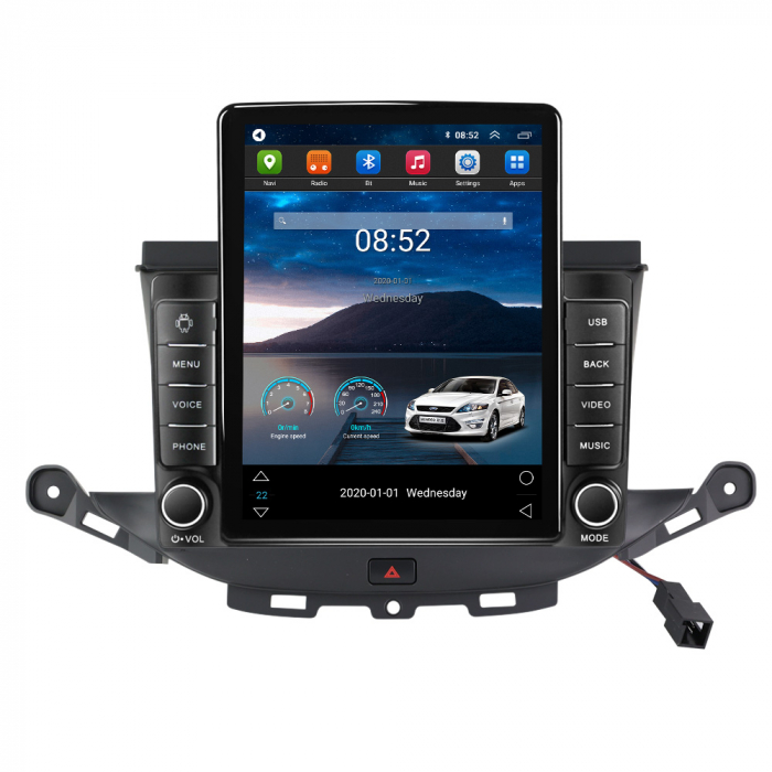 Navigatie dedicata Opel Astra K 2016-2020 Buick VERANO,Tesla Style, ANDROID 13,Carplay&Android Auto, 10 inch , 8+128GB, Internet, Aplicatii, Waze, GPS [2]
