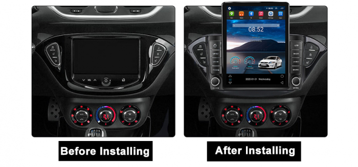 Navigatie dedicata Opel Corsa 2014-2019,Tesla Style, ANDROID 13, Carplay&Android Auto, 10 inch , 8+128GB, Internet, Aplicatii, Waze, GPS [4]