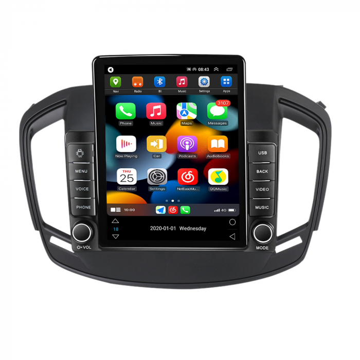 Navigatie dedicata Opel Insignia 2013-2017,Tesla Style, ANDROID 13,Carplay&Android Auto, 10 inch , 8+128GB, Internet, Aplicatii, Waze, GPS [2]