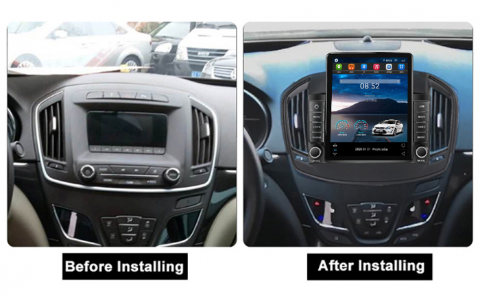 Navigatie dedicata Opel Insignia 2013-2017,Tesla Style, ANDROID 13,Carplay&Android Auto, 10 inch , 8+128GB, Internet, Aplicatii, Waze, GPS [3]