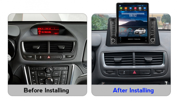 Navigatie dedicata Opel Mokka 2012-2016,Tesla Style, ANDROID 13,Carplay&Android Auto, 10 inch , 8+128GB, Internet, Aplicatii, Waze, GPS [3]