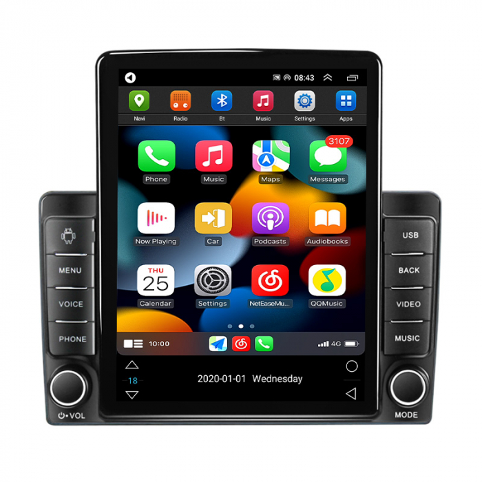 Navigatie dedicata Opel Vectra 2004-2006,Tesla Style, ANDROID 13,Carplay&Android Auto, 10 inch , 8+128GB, Internet, Aplicatii, Waze, GPS [2]
