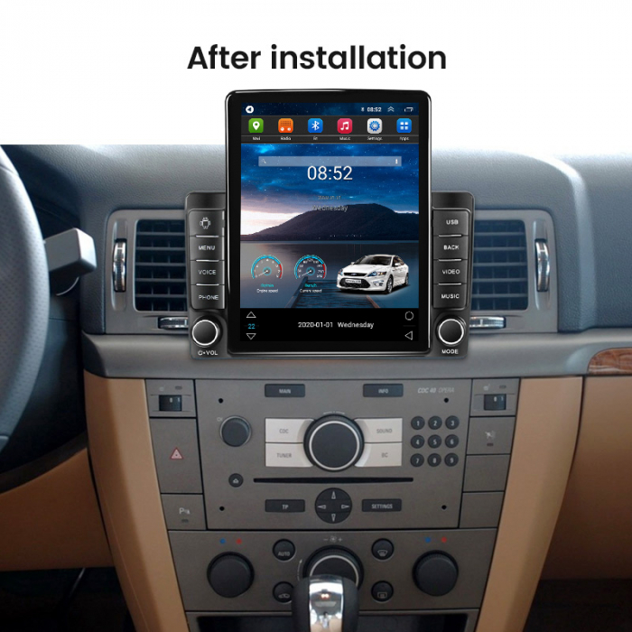Navigatie dedicata Opel Vectra 2004-2006,Tesla Style, ANDROID 13,Carplay&Android Auto, 10 inch , 8+128GB, Internet, Aplicatii, Waze, GPS [4]