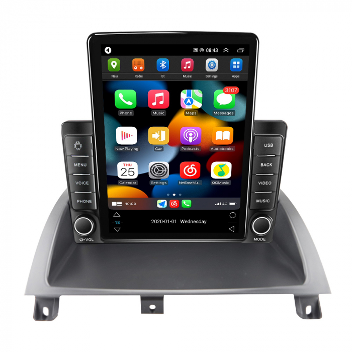 Navigatie dedicata Rover MG3 2010-2016,Tesla Style, ANDROID 13,Carplay&Android Auto, 10 inch , 8+128GB, Internet, Aplicatii, Waze, GPS [2]