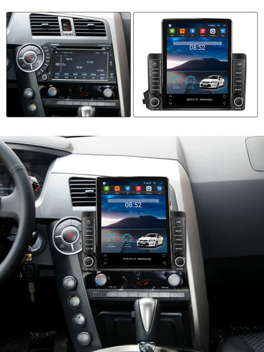 Navigatie dedicata SsangYong Kyron 2005-2011,Tesla Style, ANDROID 13,Carplay&Android Auto, 10 inch , 8+128GB, Internet, Aplicatii, Waze, GPS [4]